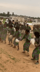 Traditional dance performance draws 18 performers in Takau, Nigeria