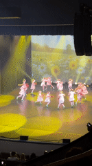 Children's dance recital performances captured in Riga, Latvia