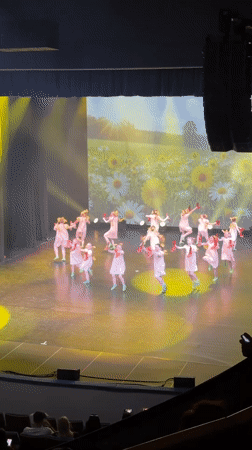 Children's dance recital performances captured in Riga, Latvia