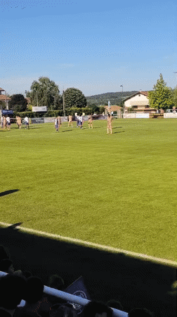 Youth soccer match played under sunny skies in Maclas