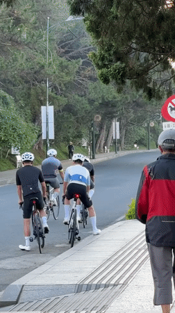 Evening cycling activity observed across Da Lat roads