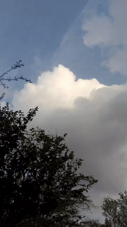 Morning moments captured in Santa Ana amid changing skies