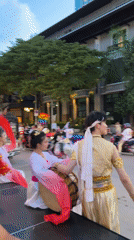 Street celebration blends Thai tradition, pride themes in Chiang Mai