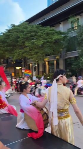 Street celebration blends Thai tradition, pride themes in Chiang Mai