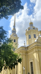 Saint Petersburg cathedral spires and historic landmarks tour