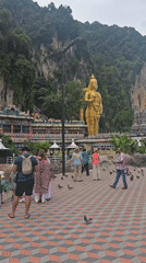 Morning scenes captured at Batu Caves temple and surrounding area