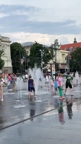 Afternoon around Lviv's Opera House and city center