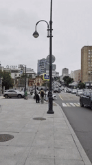 Street scenes from central Vladivostok on a cloudy August morning