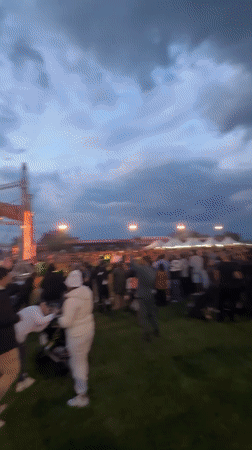 Evening outdoor concert draws crowds in Septemvri, Bulgaria
