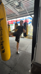 Early morning martial arts training session in Perm gym