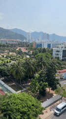 Daytime cityscape and indoor scenes captured in Bac Nha Trang