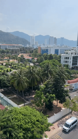 Daytime cityscape and indoor scenes captured in Bac Nha Trang