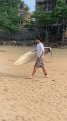 Early morning beach activity captured in Sri Lanka coastal towns