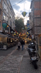 Daily life moments captured in Kadıköy district streets