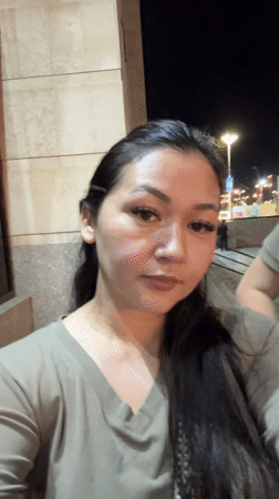 Evening dining and street life documented across Kokshetau Kazakhstan
