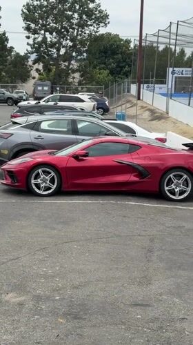 Corvette spotted and soccer practice underway in LA