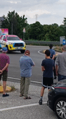 Cycling event draws police, crowds to Boretto roadside gathering