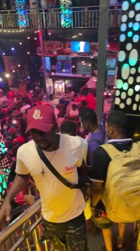 Live band performs at nightclub venue in Obosi, Nigeria