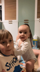 Moscow family playtime captured in home setting