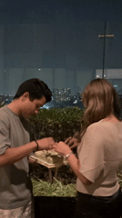 Rooftop birthday celebration captured in Mexico City early morning