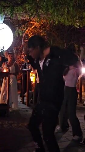Latino night dancing at NOXX Bar in Budva