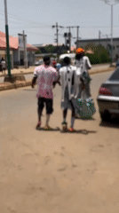 Daily life unfolds across Bukuru Nigeria streets Friday morning