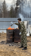 Yard Work and Burning Activities Reported at Single Location