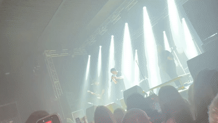 Band performs concert in Izhevsk, Russia