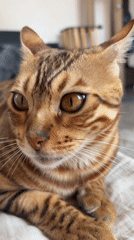 Bengal cat interactions documented in Krasnoyarsk home