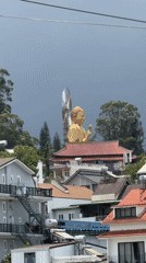 Golden Buddha statue spotted in Đà Lạt residential area