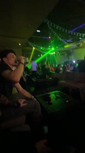 Early morning nightclub activity documented in Porto, Portugal