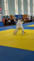 Indoor sporting event draws mixed-age crowd in Chaikovsky, Russia