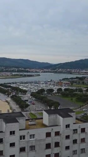 Coastal marina scene documented in Hondarribia, Spain