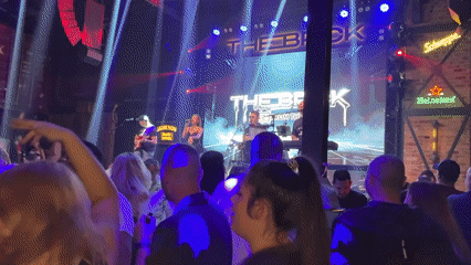 Band The Brick performs live show in Varna nightclub