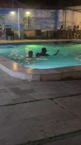 Evening workout and pool session documented in Akwanga, Nigeria