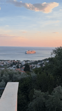 Celebrity Ascent cruise ship spotted off Montenegro coast