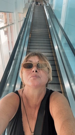 Morning exploration of Thai shopping complex with markets and play areas