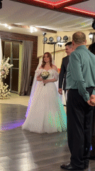 Wedding reception celebrated in Chaikovsky, Russia April 24
