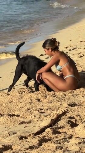Beach day with dog captured in General Luna