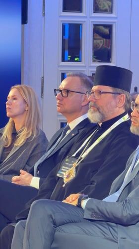Formal conference with international dignitaries held in Kyiv