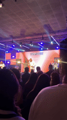 Live performance and speaking event held in Barcelona