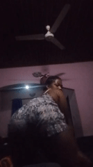 Home evening: cooking, dancing, and kids in a dim room