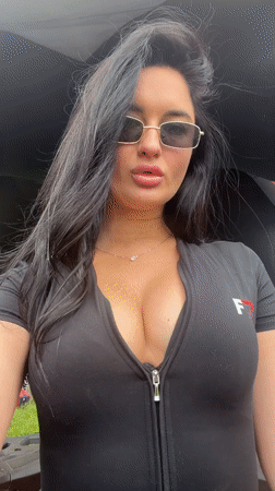 Woman on ATV spotted in Khimki outdoor area