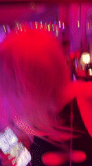 Night out at Belgrade club with DJ and dancing