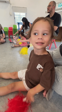 Children's dance class held in Kiryat Bialik studio