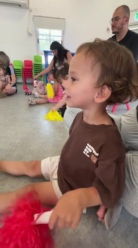 Children's dance class held in Kiryat Bialik studio