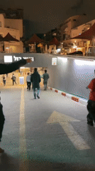 Evening pedestrian activity observed in Tel Aviv-Yafo streets