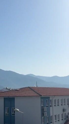 Morning aircraft activity recorded over Fethiye, Turkey scenic views