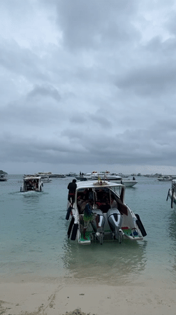 Morning coastal life documented in Ao Nang, Thailand