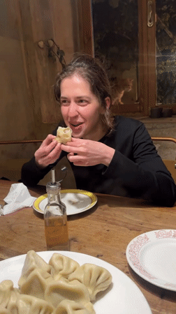 Evening dining and street photography captured across Tbilisi